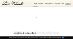 Desktop Screenshot of lucavalsecchi.it