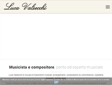 Tablet Screenshot of lucavalsecchi.it